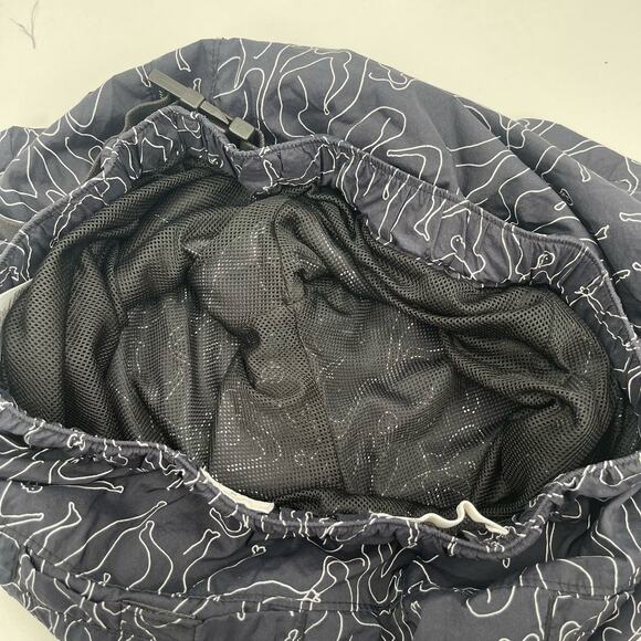 PACSUN Swim Trunks Size Medium Volley Summer Athleisure Shorts Netting *Damaged - Picture 11 of 12